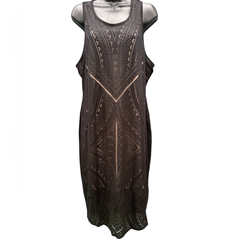 Mossimo | Black & Tan Net Dress